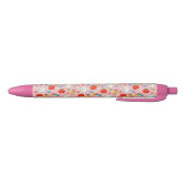 Roze schoolpen voor kinderen zwarte inkt pen (Bodem)