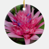 Roze schoonheid keramisch ornament (Achterkant)