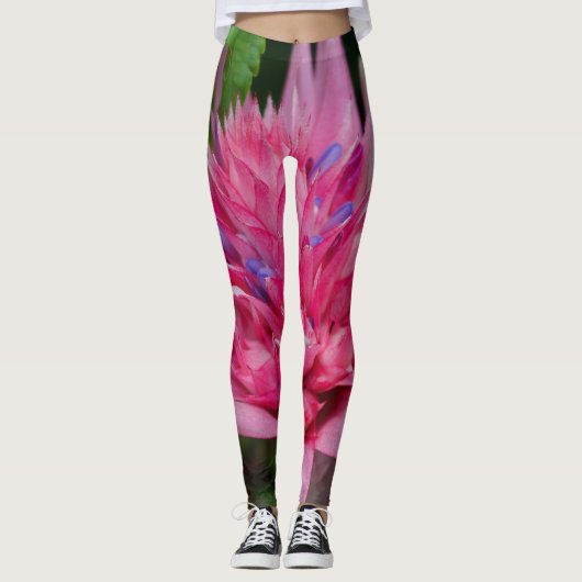 Roze schoonheid leggings (Voorkant)