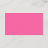 Roze Schoonmaakbedrijf Visitekaartje (Achterkant)