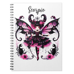 Roze Schorpioen Astrologie Sterrenbeeld Schorpioen Notitieboek