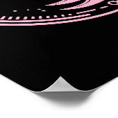 Roze Schorpioen Astrologie Sterrenbeeld Schorpioen Poster (Hoek)