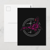 Roze Schorpioen Briefkaart (Voorkant / Achterkant)