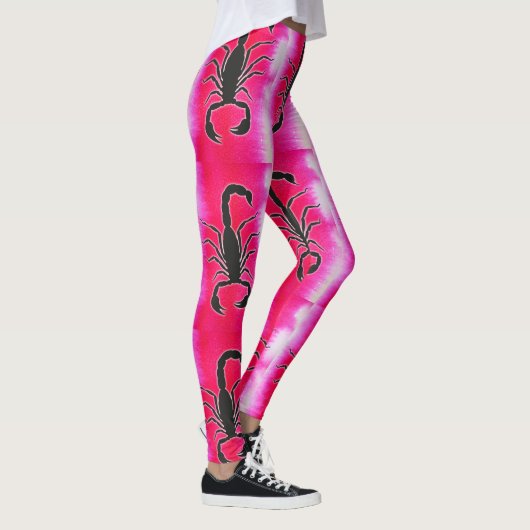 roze schorpioen leggings (Rechts)
