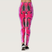 roze schorpioen leggings (Achterkant)