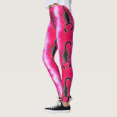 roze schorpioen leggings (Links)