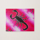 roze schorpioen legpuzzel (Horizontaal)