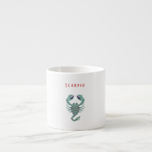 Roze Schorpioen, sterrenbeeld, sterrenbeeld Espresso Kop