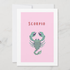 Roze Schorpioen, sterrenbeeld, sterrenbeeld Kaart