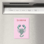 Roze Schorpioen, sterrenbeeld, sterrenbeeld Magneet (Insitu (Vaatwasser))