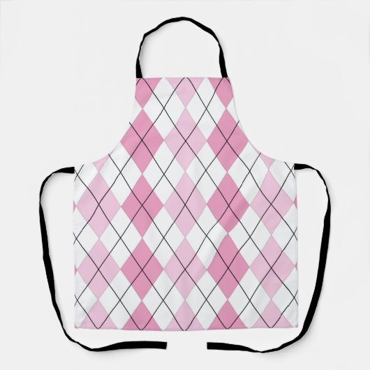 Roze Schort Argyle Allover (Voorkant)