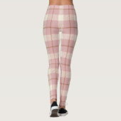 Roze Schotse speldenstaart / Leggings voor vrouwen (Achterkant)