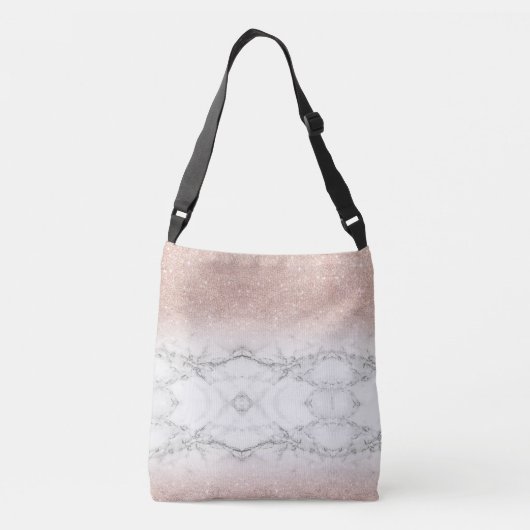 roze schoudertasjes crossbody tas (Achterkant)