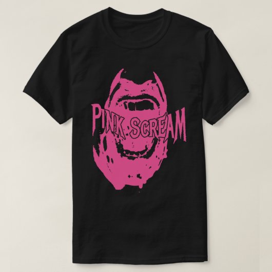 Roze schreeuw t-shirt (Design voorkant)