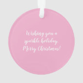 Roze Schrijver van verhalen Romanschrijver  Ornament (achterkant)