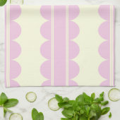 Roze Schulp Motief Theedoek (Gevouwen)