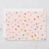 Roze Scooter Ballonnen Meisje Verjaardag Foto Kaart (Achterkant)