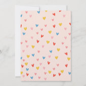 Roze Scooter Ballonnen Meisje Verjaardag Kaart (Achterkant)