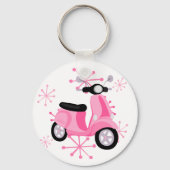 Roze scooter sleutelhanger (Voorkant)