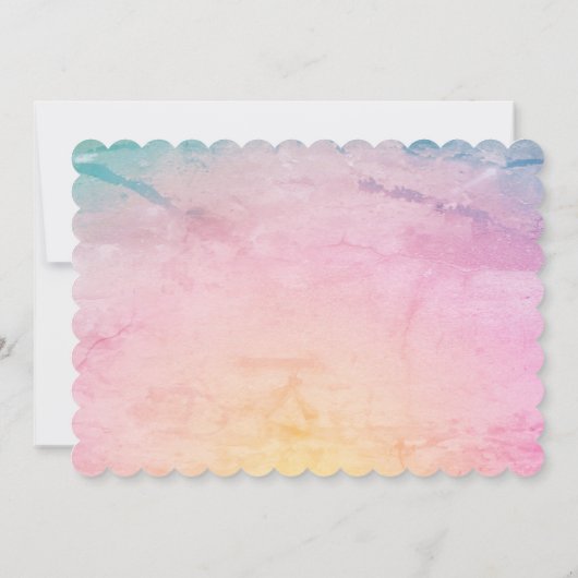 Roze Scorpio (23 oktober - 21 november) Kaart (Achterkant)