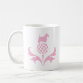 Roze Scottie Thistle Koffiemok (Links)