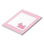 Roze Scottish Terrier School Notitieblok Gift (Linkerzijde)