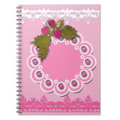 Roze scrapbooking notitieboek (Voorkant)