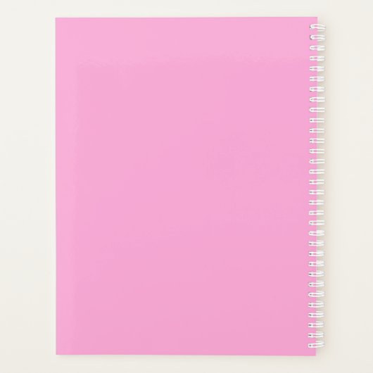 Roze scrapbooking planner (Achterkant)