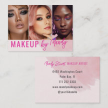 Roze Script 3 Foto Waterverf Make-up