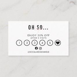  Roze script Beauty Aesthtics Loyalty Visitekaartje