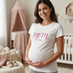 Roze Script Oprichtingsmoeder T-shirt