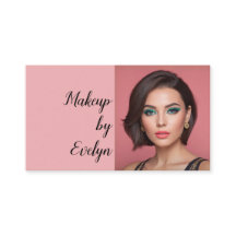 Roze Script QR Code Foto Make-up