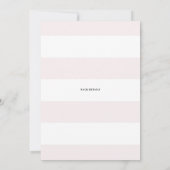 roze Script virtuele Shower | VRIJGEZELLENFEEST Kaart (Achterkant)