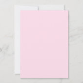 Roze Script Zestig en Fabulous 60e Verjaardagsfees Kaart (Achterkant)
