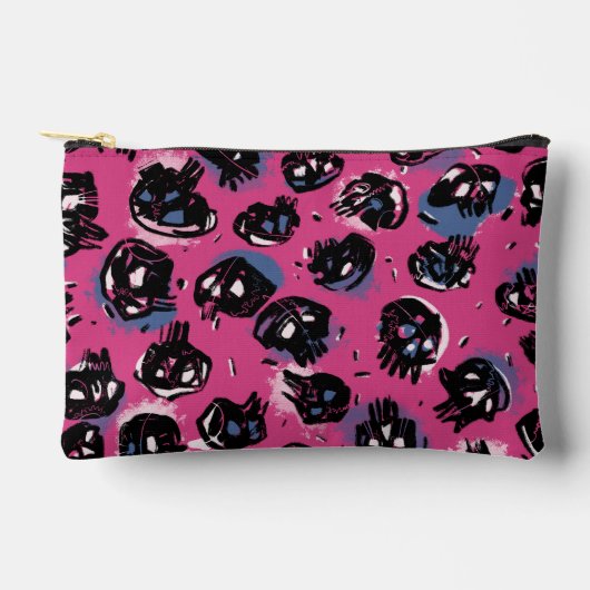 Roze scull emo Accessoires Tassen & Wallets (Voorkant)