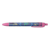 Roze Seafoam Burst Zwarte Inkt Pen (Bodem)
