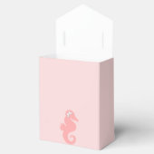 Roze Seahorse Strand Thema Favorietendozen Bedankdoosjes (Geopend)