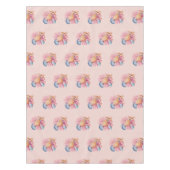 Roze Seashell Beach Party Tafelkleed (Voorkant)