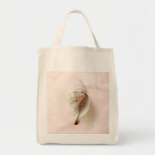 Roze Seashell Organic Canvas tas (Voorkant)