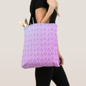 Roze Seashells Canvas tas (Dichtbij)