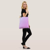 Roze Seashells Canvas tas (Op model)