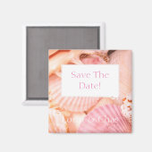 Roze Seashells Magneet (Voorkant / Achterkant)