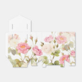 Roze Sepia  Rozen Illustratie van beemdje Bedankdoosjes (Uitgevouwen)