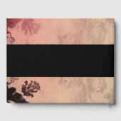 Roze Sepia textuur bruiloft Gastenboek (Achterkant)