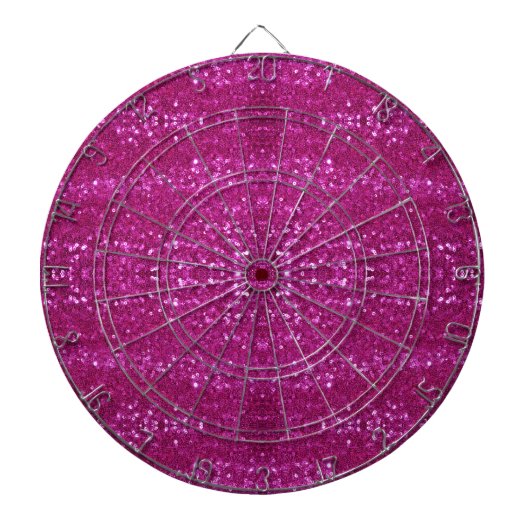 roze sequenties dartbord (Voorkant)