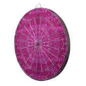 roze sequenties dartbord (Voorkant Rechts)