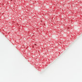 Roze Sequins Gold Foil en Diamonds Fleece Deken (Hoek)