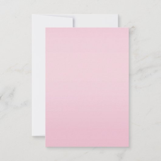 Roze Sequins Gouden Boog Save De Datum Bruiloft Save The Date (Achterkant)