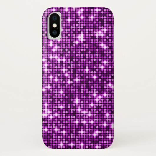 Roze Sequins Telefoon Case (Achterkant)