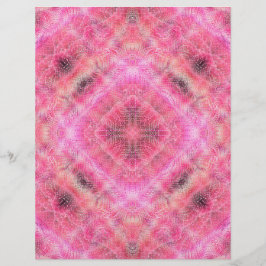 Roze Serene Tuinen Bulk Scrapbookpapierpagina's Flyer